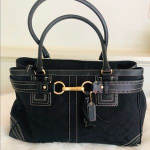 Authentic Black Coach Purse